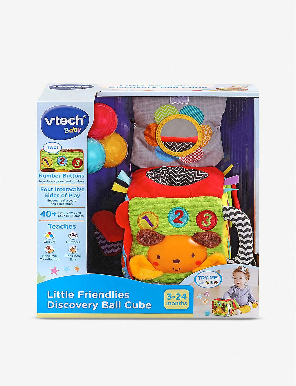 VTech Little Friendlies Discovery Ball Cube 3 VTech Little Friendlies Discovery Ball Cube