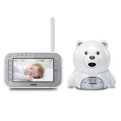 Vtech Digital Video Baby Monitor 4.3" Tft In Bear Housing VTBM4200