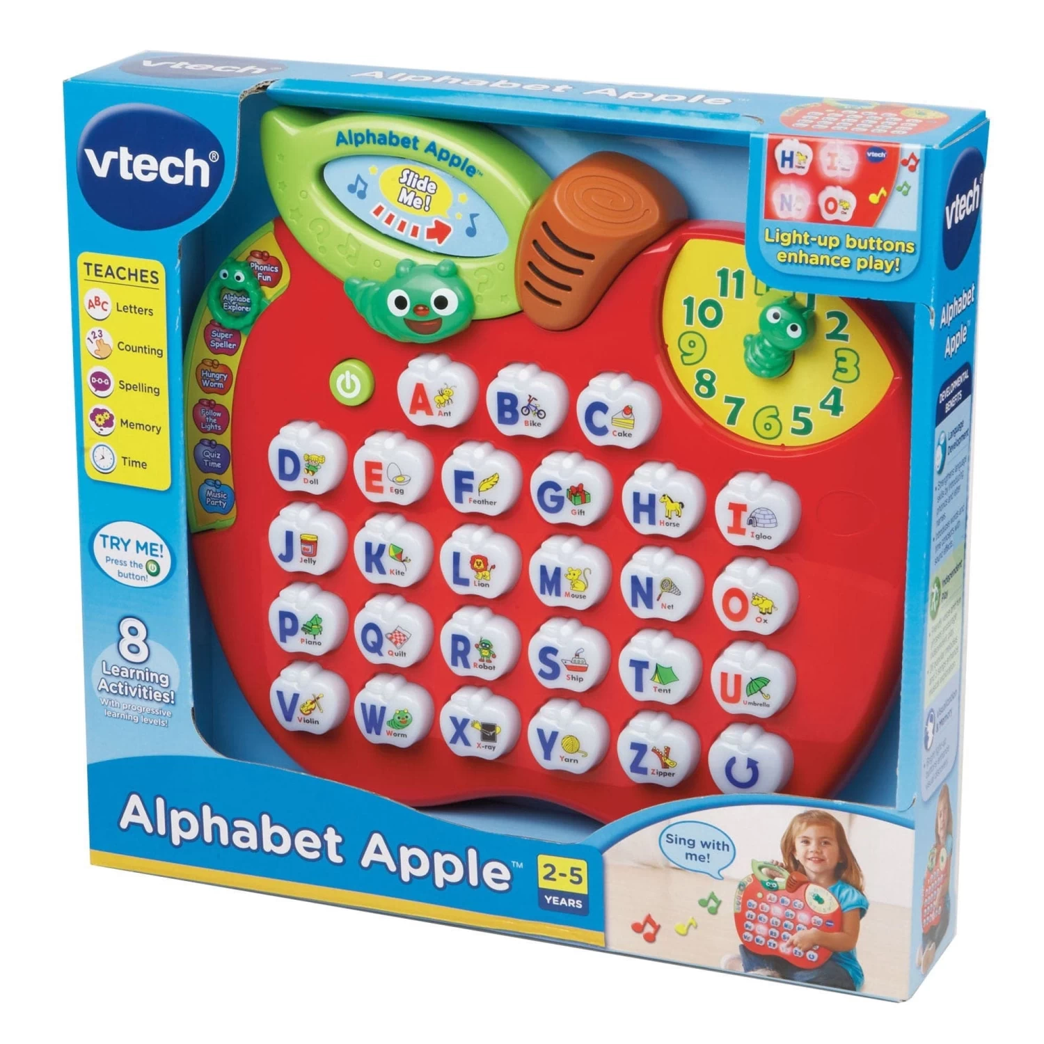 VTech Light Up Alphabet Apple 4 VTech Light Up Alphabet Apple - Image 2