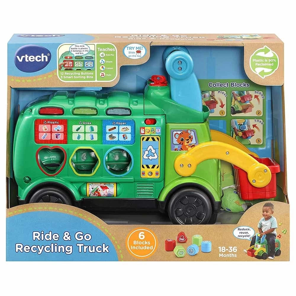 Vtech Ride & Go Recycling Truck 5 Vtech Ride & Go Recycling Truck - Image 3
