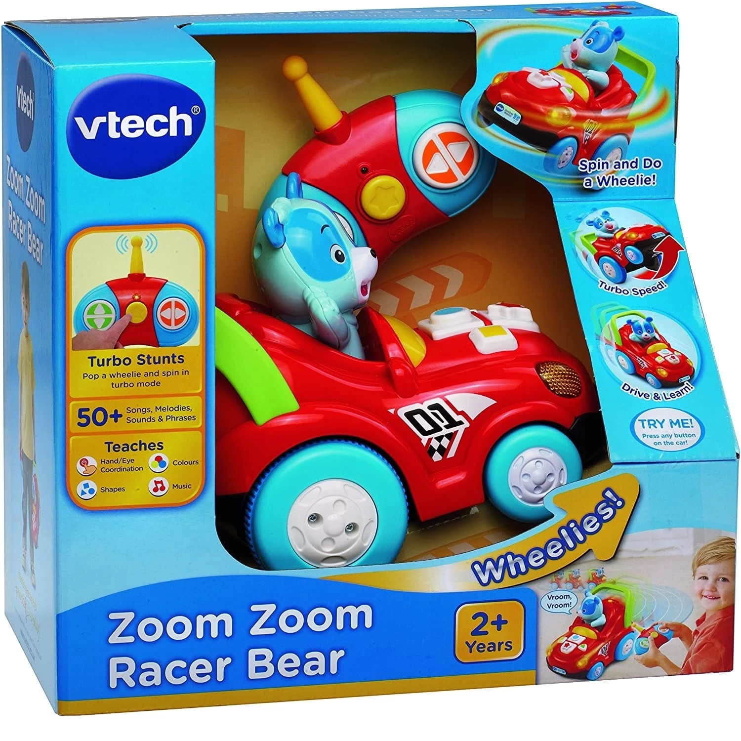 VTech Zoom Zoom Racer Bear 3 VTech Zoom Zoom Racer Bear