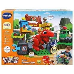 Vtech - 2-In-1 Toot-Toot Friends Dinosaur Park -Vtech vtech toys vtech 2 in 1 toot toot friends dinosaur park 39227618328797