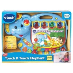 VTech Touch And Teach Elephant Book -Vtech vtech toys vtech touch and teach elephant book 29706972790952