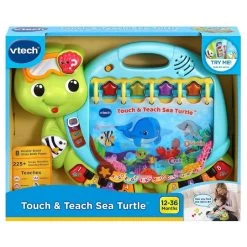Vtech Touch & Teach Sea Turtle (Refresh) -Vtech vtech toys vtech touch teach sea turtle refresh 37105308893405